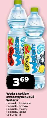 Woda z sokiem owocowym Kubuś Waterrr