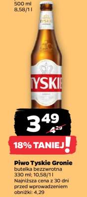 Piwo TYSKIE GRONIE