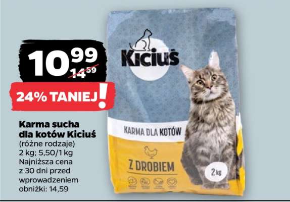 Karma sucha dla kotów Kiciuś
