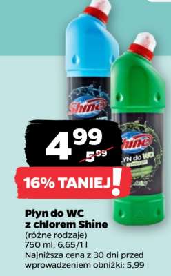 Płyn do WC z chlorem Shine