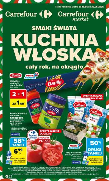Gazetka Carrefour - 18.05.2026 - 30.05.2026.