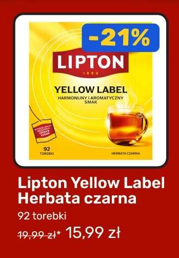 LIPTON YELLOW LABEL Herbata czarna