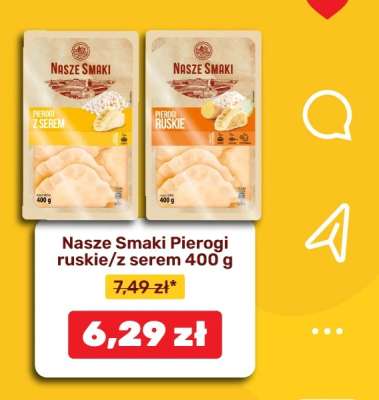 Nasze Smaki Pierogi ruskie/z serem 400 g