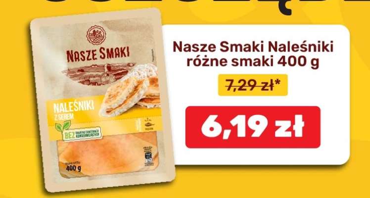 Nasze Smaki Naleśniki różne smaki 400 g