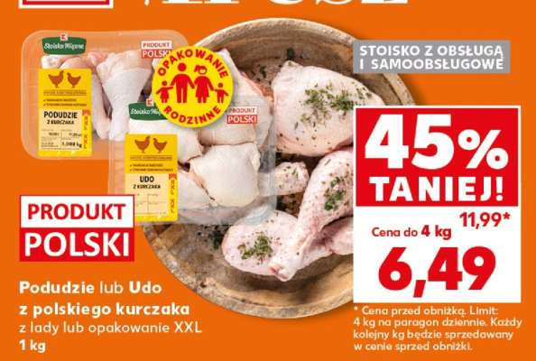 Podudzie lub Udo z polskiego kurczaka