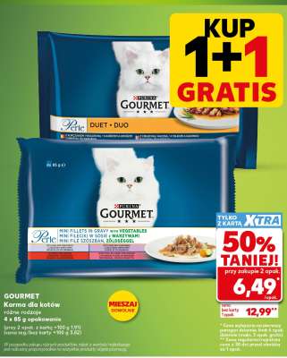GOURMET Karma dla kotów różne rodzaje 4 x 85 g opakowanie