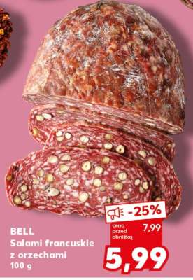 BELL Salami francuskie z orzechami 100 g