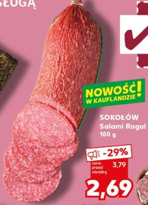 SOKOŁÓW Salami Rogal 100 g