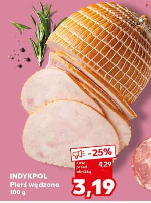 INDYKPOL Pierś wędzona 100 g