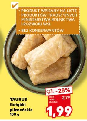 TAURUS Gołąbki pilzneńskie 100 g