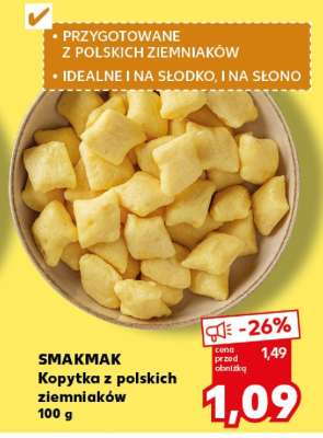 SMAKMAK Kopytka z polskich ziemniaków 100 g