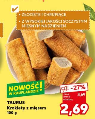 TAURUS Krokiety z mięsem 100 g
