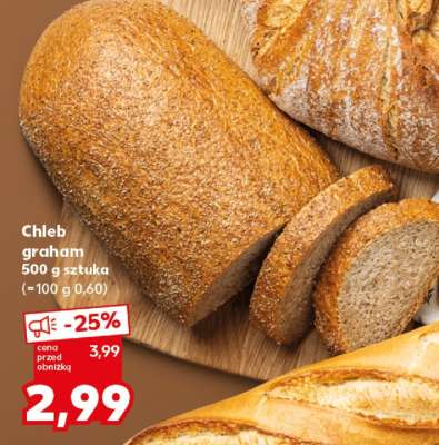 Chleb graham 500 g sztuka