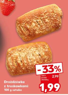 Drożdżówka z truskawkami