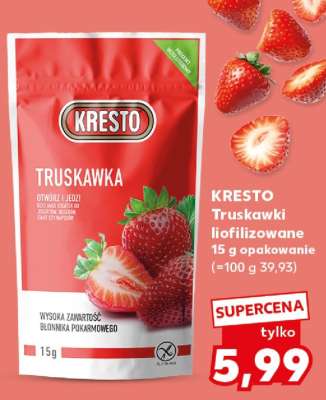 KRESTO Truskawki liofilizowane