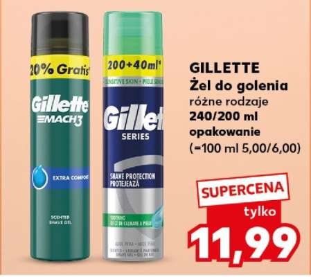 GILLETTE Żel do golenia