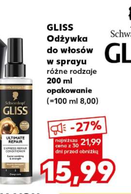 GLISS Odżywka do włosów w sprayu