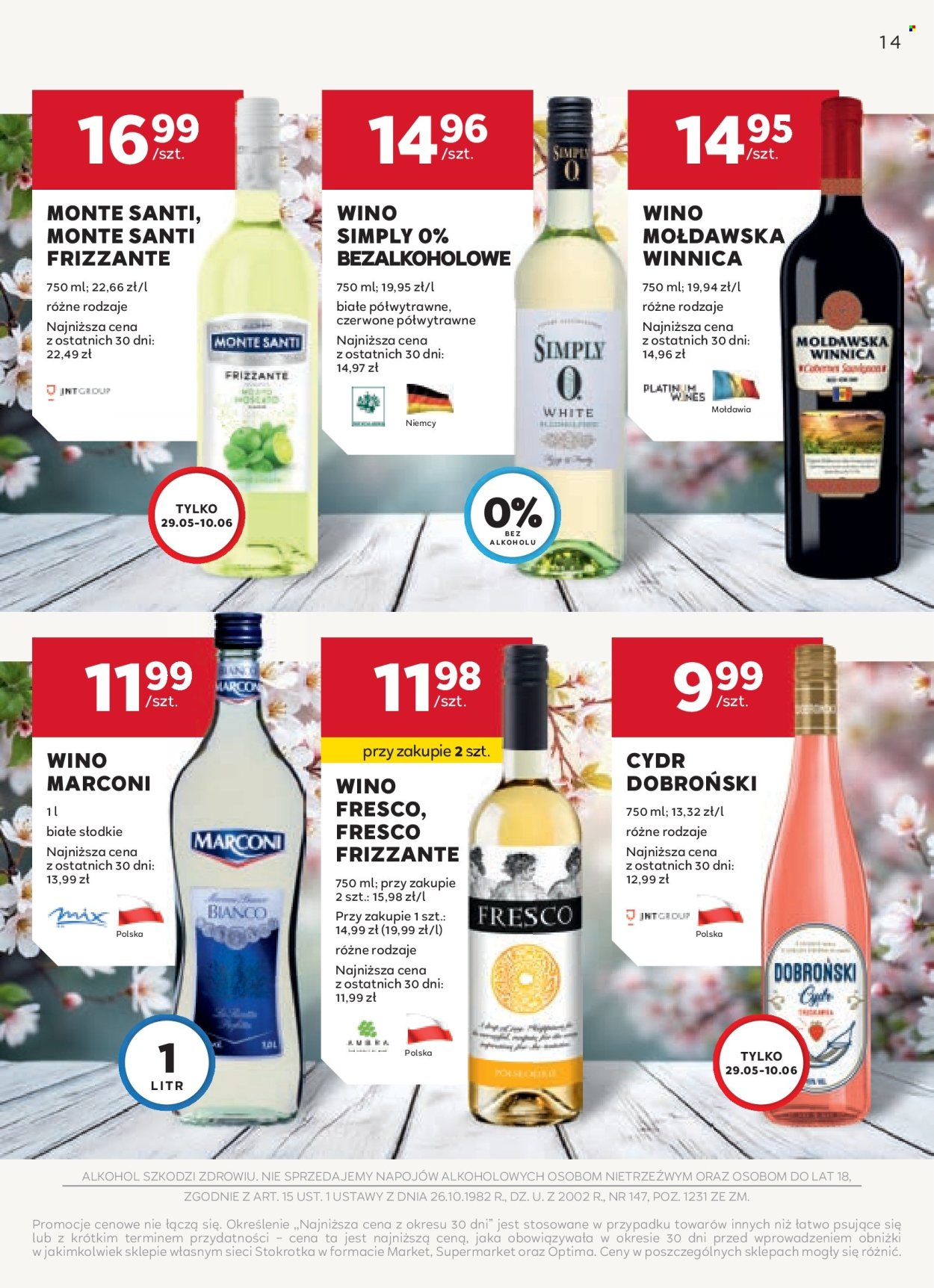 Gazetka Stokrotka Supermarket - 14.05.2026 - 10.06.2026. Strona 14