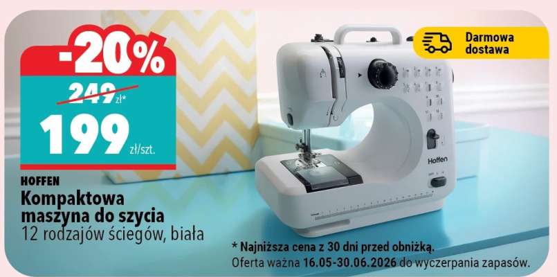 Kompaktowa maszyna do szycia