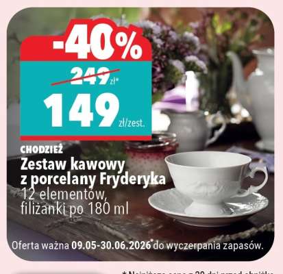 Zestaw kawowy z porcelany Fryderyka