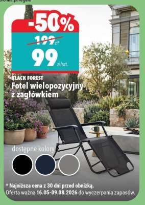 Fotel wielopozycyjny z zagłówkiem