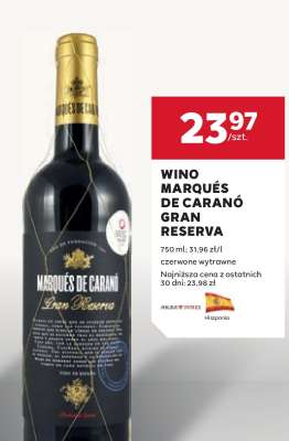 Wino Marques De Carano Gran Reserva