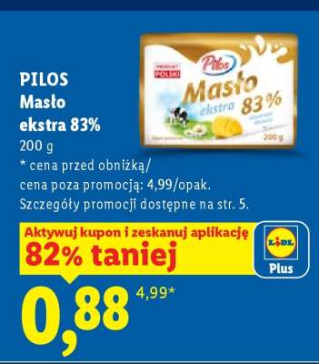 PILOS Masło ekstra 83%