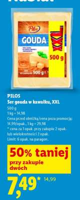 PILOS Ser gouda w kawałku, XXL