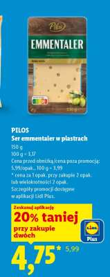 PILOS Ser emmentaler w plastrach