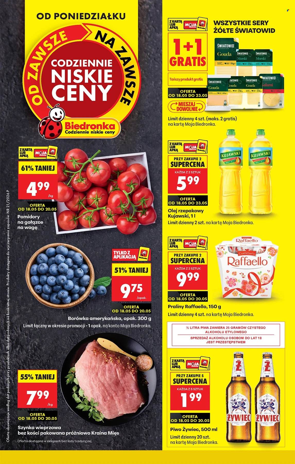 Gazetka Biedronka - 18.05.2026 - 23.05.2026. Strona 1