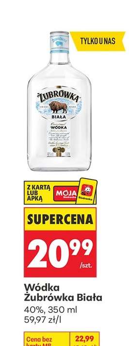Wódka Żubrówka Biała