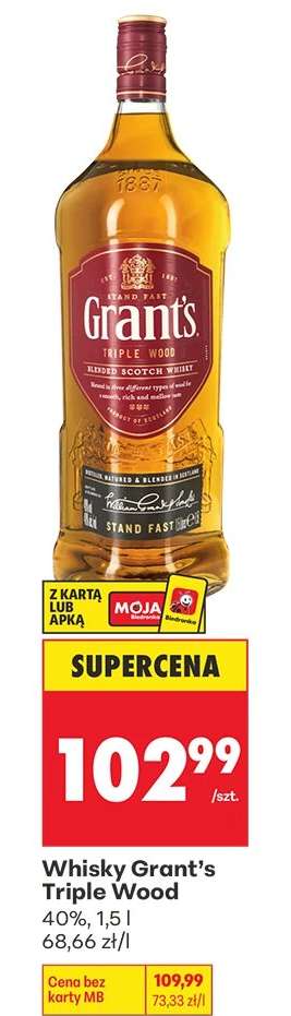 Whisky Grant's Triple Wood