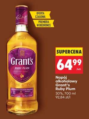 Napój alkoholowy Grant’s Ruby Plum