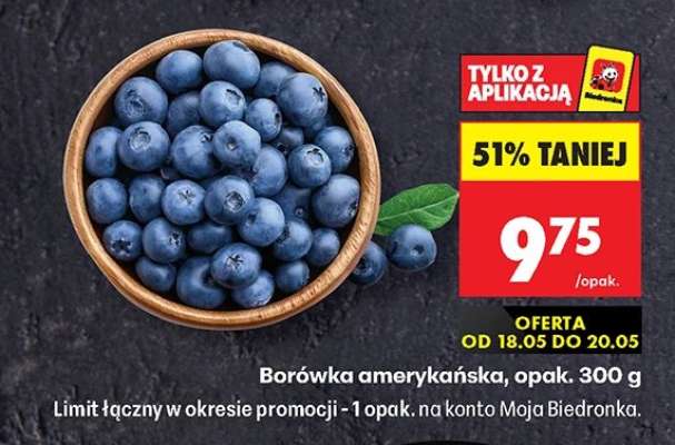 Borówka amerykańska opak 300 g