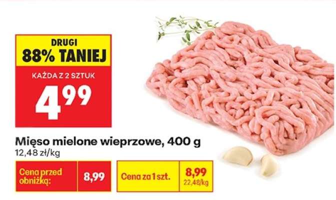Mięso mielone wieprzowe, 400 g
