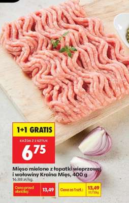 Mięso mielone z łopatki wieprzowej i wołowiny Kraina Mięs 400 g