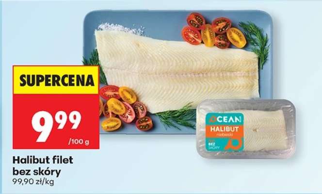 HALIBUT FILET BEZ SKÓRY