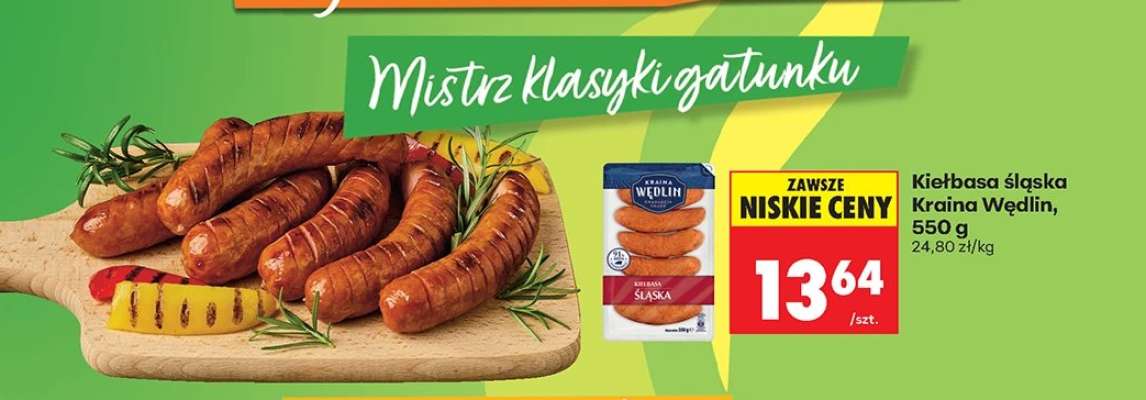 Kiełbasa Śląska Kraina Wędlin 550 g
