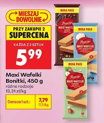 Maxi Wafelki Bonitki, 450 g