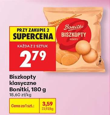 Biszkopty klasyczne Bonitki, 180 g