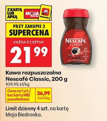 Kawa rozpuszczalna Nescafe Classic , 200 g