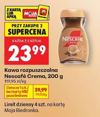Kawa rozpuszczalna Nescafé Crema 200 g