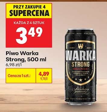 Piwo Warka Strong, 500 ml