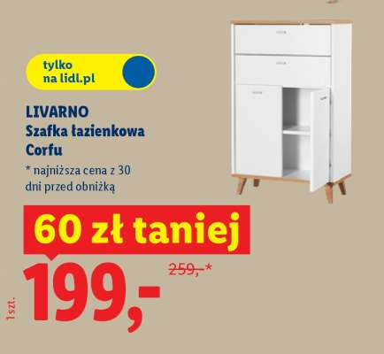 LIVARNO Szafka łazienkowa Corfu