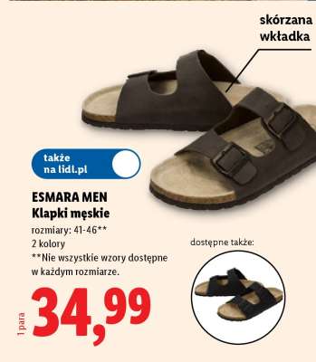 ESMARA MEN Klapki męskie