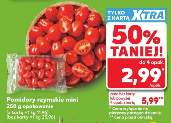 Pomidory rzymskie mini