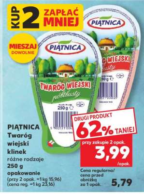 PIĄTNICA Twaróg wiejski klinek