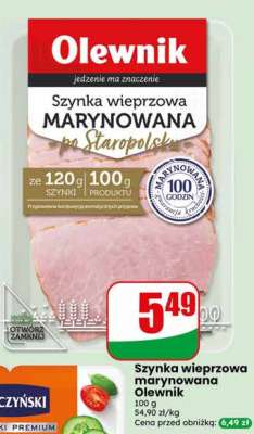 Szynka wieprzowa marynowana Olewnik