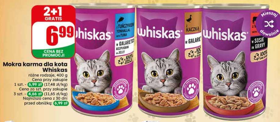 Mokra karma dla kota Whiskas