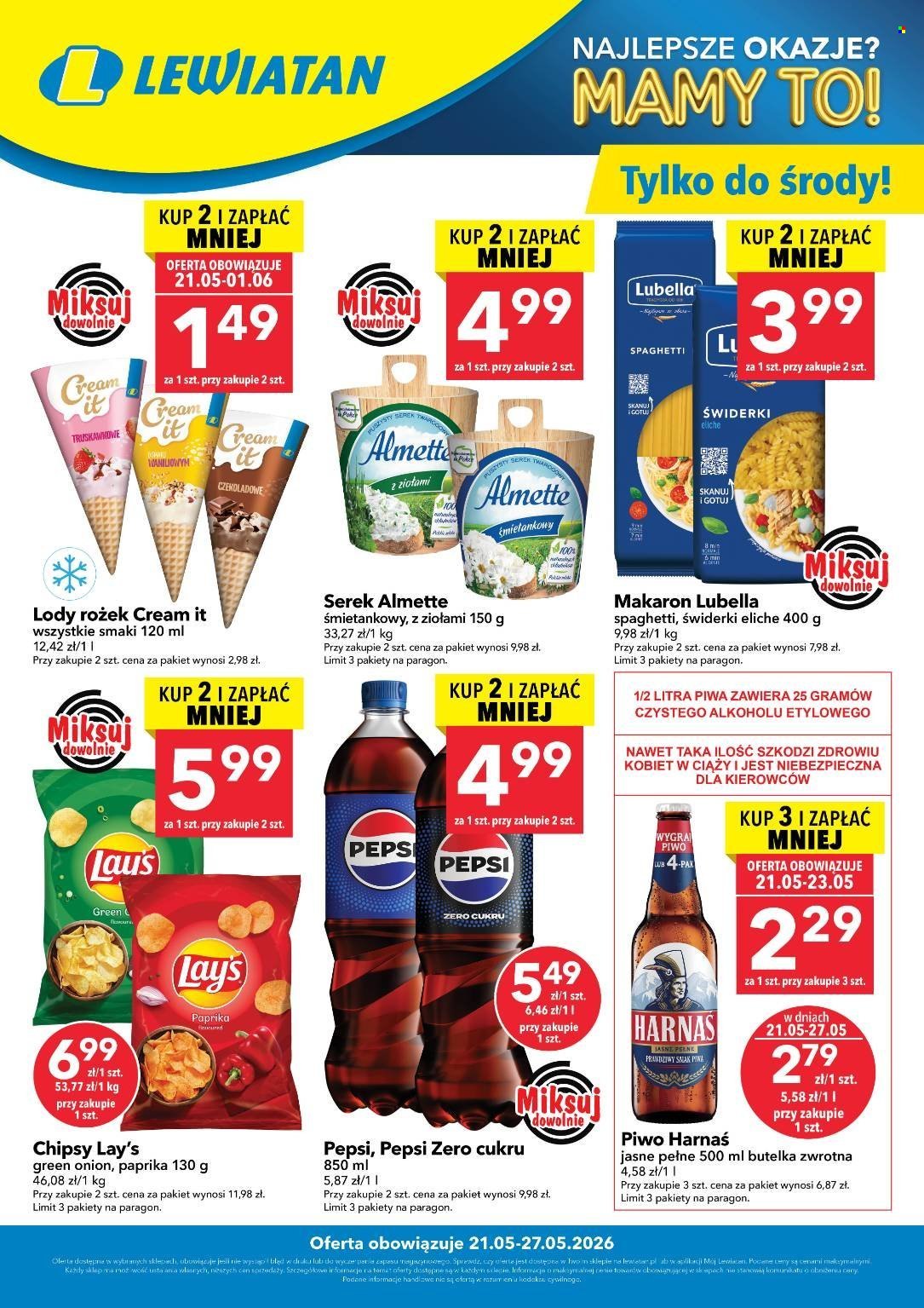 Gazetka Lewiatan - 21.05.2026 - 27.05.2026. Strona 1